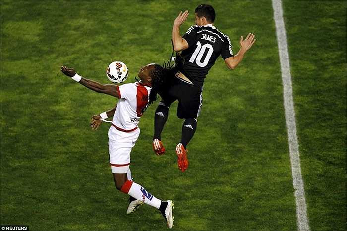 Cũng trong trận đấu với Rayo Vallecano, James Rodriguez là người ấn định chiến thắng 2-0 cho đội khách