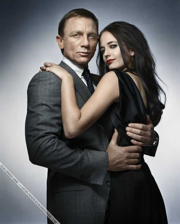 Eva Green và Daniel Craig trong Casino Royale.