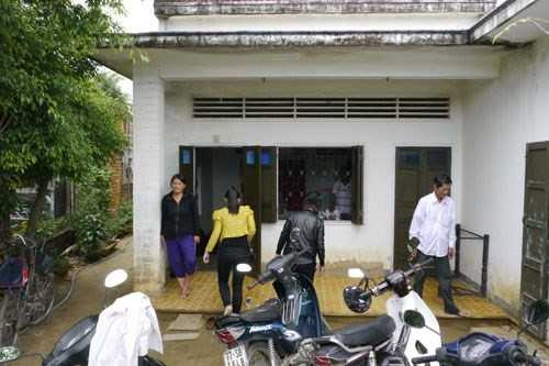 Ngôi nhà cấp 4 ở miền quê võ Bình Định.