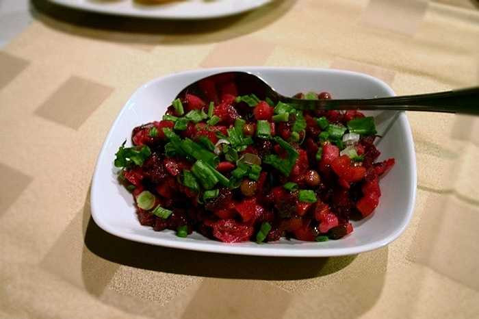 Sa lát Vinegret làm từ các loại củ quả