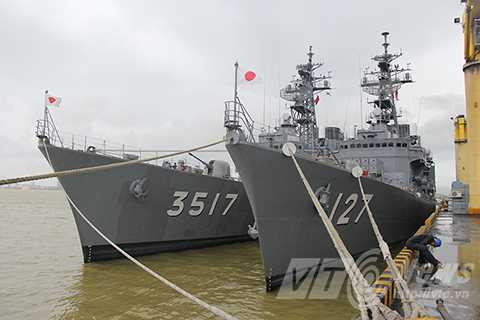 chiến hạm Nhật, hải quân, tự vệ bờ biển, Đà Nẵng, tàu chiến