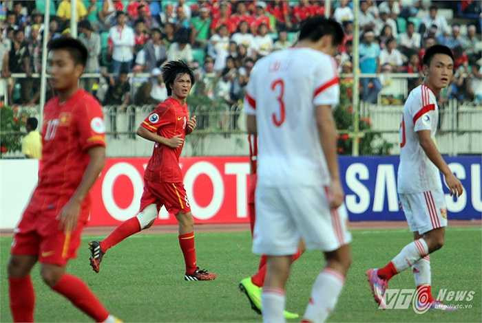 Nếu may mắn hơn, U19 Việt Nam đã kết thúc trận đấu với phần thắng chứ không phải một trận hòa 1-1 đáng tiếc. (Ảnh: Hà Thành)