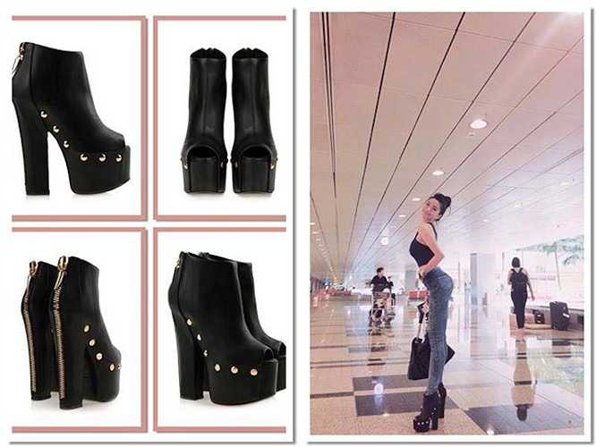 Cô nàng luôn cập nhật những bộ sưu tập hàng hiệu mới nhất trong tủ đồ của mình. 