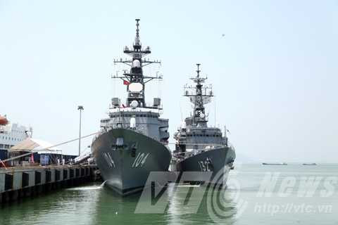 Chiến hạm, Nhật Bản, tàu huấn luyện, JS KIRISAME (DD 104), JS ASAYUKI (DD 132)