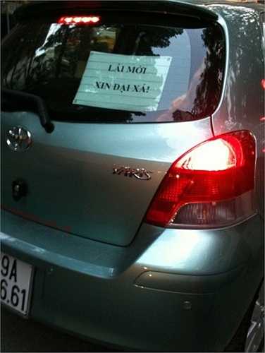 Lời 'xin lỗi' dễ thương