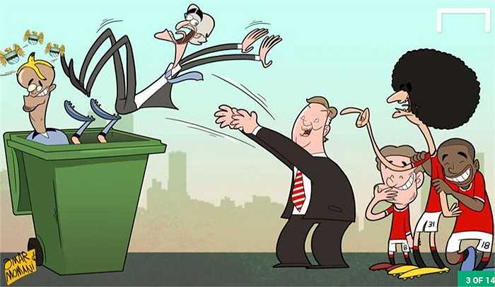 Thầy trò Van Gaal kết liễu tham vọng của Man City ở Ngoại hạng Anh