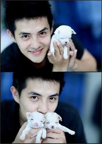 Ông Cao Thắng - bạn trai Đông Nhi cũng rất yêu thích cún con. Hiện nay, anh đang nuôi một bầy chihuahua và còn làm cả một ngôi nhà riêng cho chúng.