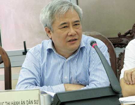 Ông Hoàng Sỹ Thành – Quyền Tổng cục trưởng Tổng cục Thi hành án Dân sự 