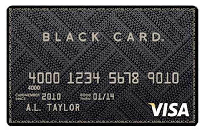 Thẻ Barclays Visa Black được làm bằng thép không rỉ và nhìn 'chất' nhất so với các loại thẻ tín dụng khác. Để sở hữu được thẻ đen này, bạn phải chứng minh thu nhập chiếm 1% thu nhập của cả đất nước. Đồng thời để giữ độc quyền, người sử dụng phải trả gần 500 USD phí thẻ cho 1 năm. 