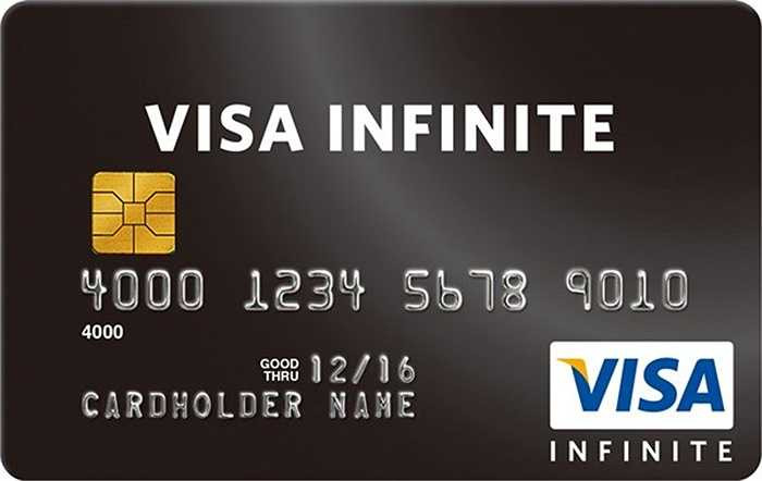 Với Visa Infinite Card, bạn có thể rút 15.000 đô la Mỹ mỗi ngày từ bất cừ máy ATM nào trên thế giới. Và nếu bạn đến văn phòng đại diện, bạn có thể mang về nửa triệu đô la Mỹ. Chỉ cần thu nhập 100.000 USD mỗi năm là bạn có thể trở thành chủ thẻ. 
