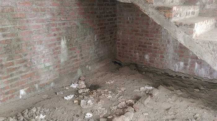 Theo quan sát của phóng viên, đây nghiễm nhiên trở thành nơi cho súc vật và cả con người dùng để phóng uế... 