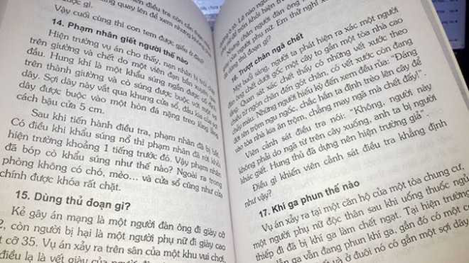 Sách dạy trẻ rèn thông minh bằng vụ giết người rùng rợn