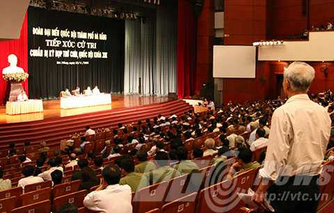 Đà Nẵng, Nguyễn Bá Thanh, cử tri, tiếp xúc, Quốc hội, Bá Thanh