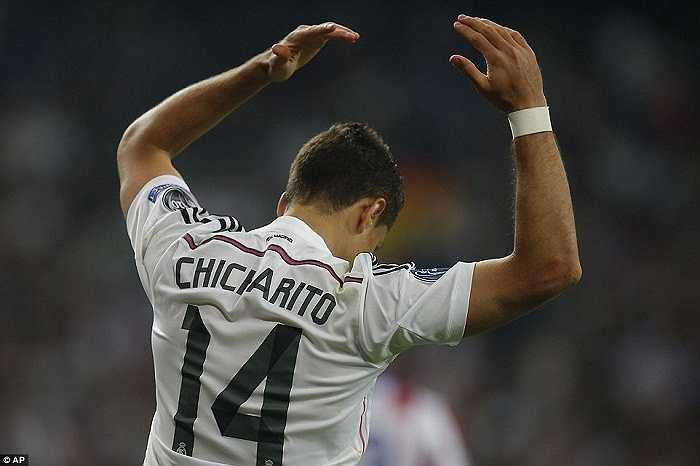Chicharito là cầu thủ có nhiều cơ hội rõ ràng nhất trong trận đấu mà anh thay Benzema. 