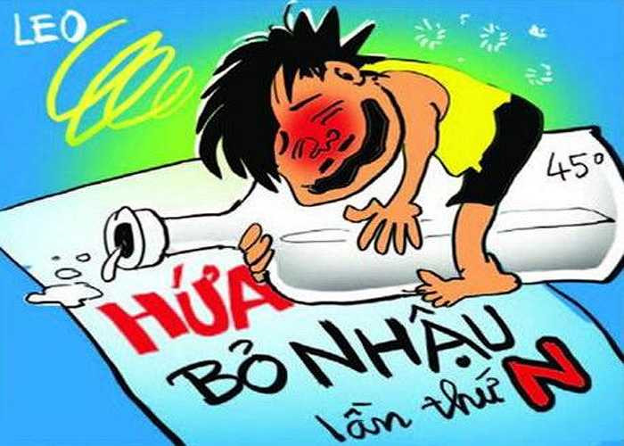 Cai rượu: Cũng như nghiện thuốc lá, ma túy... nếu có quyết tâm, ý chí thì người nghiện rượu cũng có thể bỏ được. Tuy nhiên, muốn ngưng uống rượu cũng phải qua một thời gian để điều trị, cai nghiện. 