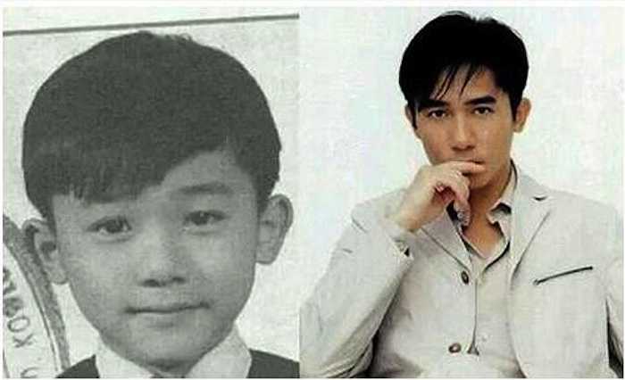 Cậu bé Lương Triều Vỹ sở hữu vẻ điển trai như tài tử khiến nhiều cô bé phải 'chết mê chết mệt'. Dù đã bước sang tuổi ngũ tuần, nhưng trông ông vẫn rất phong độ và đủ sức mê hoặc các cô gái trẻ.