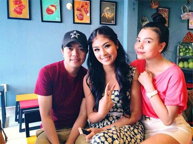 Không cần cầu kỳ make up, Ngọc Hân vẫn đủ đẹp.