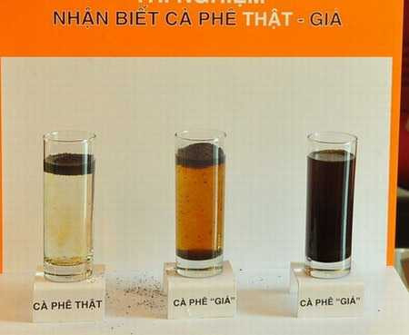 Cà phê dùng chất tạo bọt từ nước rửa bát