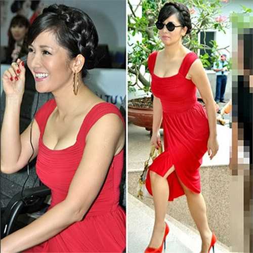 Một lần diện váy áo trễ nải làm giám khảo của Hồng Nhung.