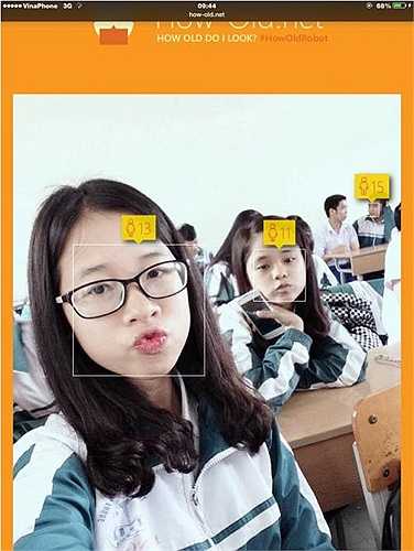 Hay một nhóm học sinh cùng lớp, nhưng độ tuổi được dự đoán chênh lệch nhau rất lớn.