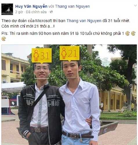 Theo chủ nhân bức ảnh, người sinh trước lại có số tuổi ít hơn so với người sinh sau.