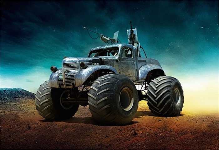 Một chiếc Dodge Pickup đời 1940 trên chassis của Monster Truck