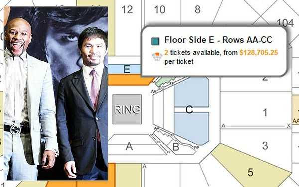 Sốc với hình ảnh máy bay riêng ngập Las Vegas trước trận đấu thế kỷ