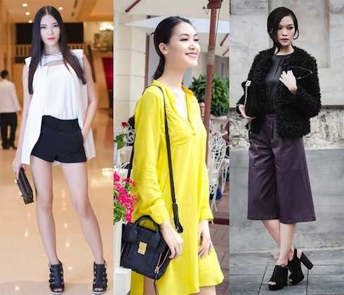 Thời trang của Thùy Dung rất thời thượng, đẹp mắt.