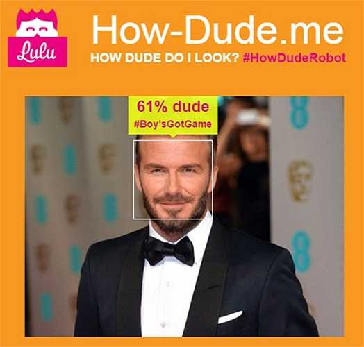 8. Kế tiếp How-old.net, ứng dụng How-dude.me ra đời với khả năng đo độ nam tính của đàn ông