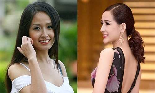 Trong nhiều bức hình chụp ở góc nghiêng, Hoa hậu Mai Phương Thúy đều để lộ chiếc cằm dài nhọn bất thường.