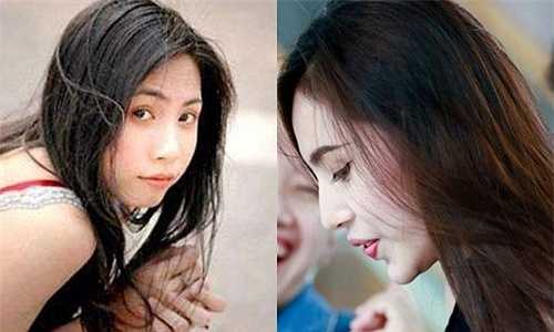 Phần nhô tạo thành nếp gấp dưới cằm cũng khiến Thủy Tiên vướng nghi vấn dao kéo.