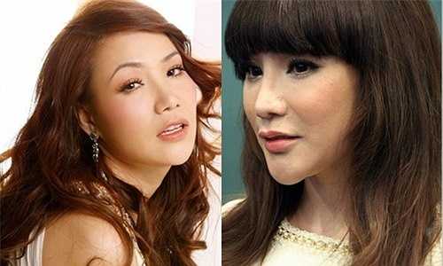 Khuôn mặt thay đổi quá nhiều của Hồ Quỳnh Hương khiến cô luôn xếp đầu bảng những mỹ nhân 'dính' nghi án dao kéo. Ngoài việc thừa nhận chỉnh sửa mũi, giọng ca đất mỏ không đề cập tới chuyện độn cằm nhưng chiếc cằm nhọn và hơi vẹo vọ của cô khó có thể 'qua mắt' được những chuyên gia làm đẹp.