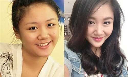 Dung nhan hiện tại của Văn Mai Hương khác xa thời đi thi Vietnam Idol, đặc biệt là chiếc cằm dài mất cân đối với khuôn mặt.