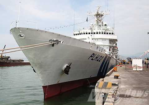 Tàu Cảnh sát biển, Nhật Bản, chiến hạm, tàu khu trục, cảng Tiên Sa, Đà Nẵng