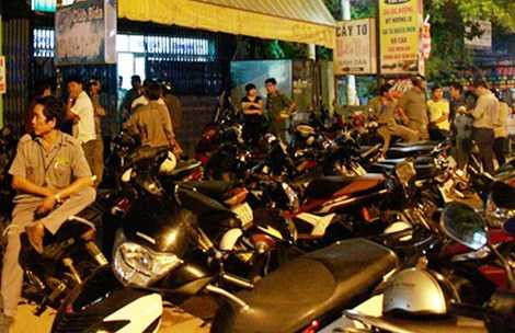  Hiện trường nơi xảy ra vụ án.