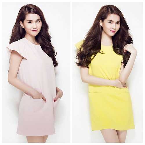 Trong những shoot hình thời trang, Ngọc Trinh khoe làn da trắng nõn nà ...