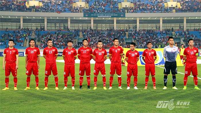 Phi Sơn (20) được HLV Miura chọn xuất phát trong đội hình U23 Việt Nam đấu U23 Hàn Quốc. (Ảnh: Quang Minh)