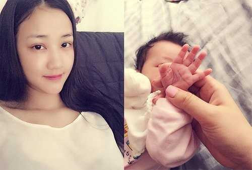 Nữ ca sĩ Maya cũng vừa lên chức mẹ được 3 tháng. Hồi tháng 2, người đẹp phim Scandal vượt cạn suôn sẻ ở Mỹ. Ngay sau khi sinh con, Maya đăng ảnh chụp đôi bàn chân của con gái lên mạng xã hội.