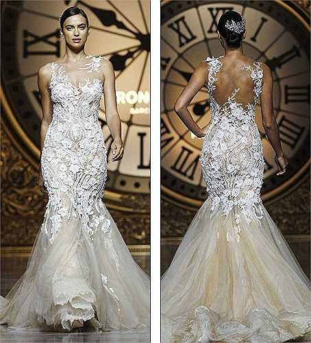 Cô bạn gái cũ của Cristiano Ronaldo đã có buổi trình diễn thời trang ở xứ Catalunya khi vào vai cô dâu lộng lẫy trong bộ váy cưới xuyên thấu đầy táo bạo của nhà thiết kế nổi tiếng Provonias, hôm thứ 6 vừa qua.