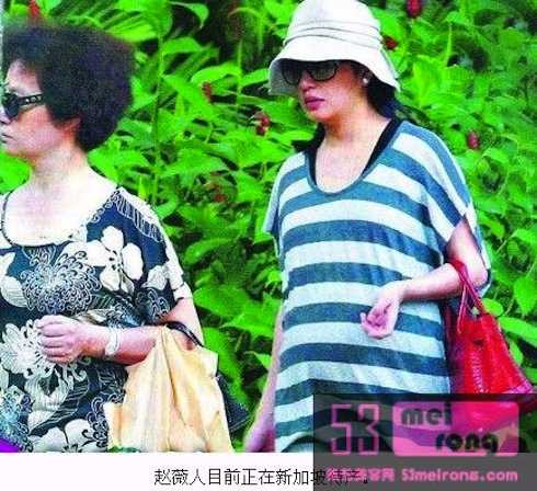 Hình ảnh Triệu Vy mang bầu không lâu sau cuộc chia tay giữa Diệp Thúy Thúy với Huỳnh Hữu Long.