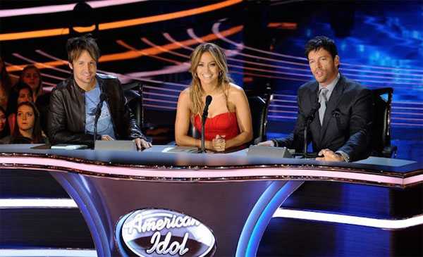 American Idol, MC Ryan Seacrest, Jennifer Lopez, Keith Urban, Harry Connick Jr.