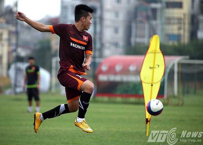 Một số hình ảnh khác của buổi tập sáng nay (Ảnh: Quang Minh)