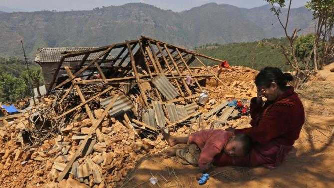 Hiện trường vụ động đất kinh hoàng cuối tháng 4 vừa qua ở Nepal