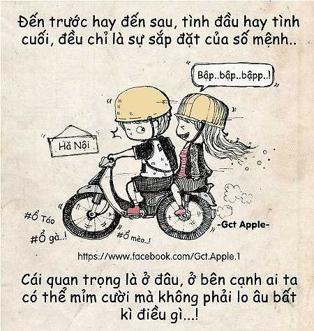 Điều quan trọng trong chuyện tình cảm là cặp đôi có thể mỉm cười, không phải lo âu.