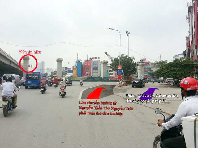 Cách vượt 'nút giao thông ma trận' ở Hà Nội mà không bị CSGT xử phạt