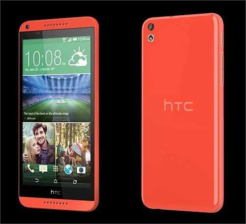 4. HTC Desire 816: Thêm một cái tên nữa của HTC được xếp vào danh sách smartphone 2 sim đáng mua hiện nay. Chiếc HTC Desire 816 là smartphone tầm trung nhưng lại có cấu hình khủng với chíp lõi tứ Qualcomm Snapdragon 400, Ram 1,5 GB, chạy trên nền Android 4.4 Kitkat. Cấu hình khủng, chụp ảnh đẹp với camera sau 13 MP cùng tính năng 2 sim Desire 816 là lựa chọn của nhiều người. Giá tham khảo là 6,9 triệu đồng.