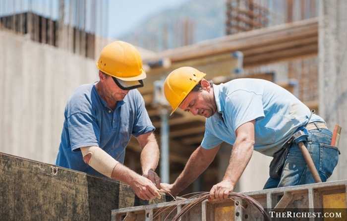 Công nhân xây dựng. Tỷ lệ tử vong: 17,4/100.000 - Công nhân xây dựng là một trong những nghề nghiệp nguy hiểm nhất với đặc thù luôn luôn lao động trong tình trạng không bảo đảm đầy đủ an toàn và hoạt động mạnh, mệt mỏi