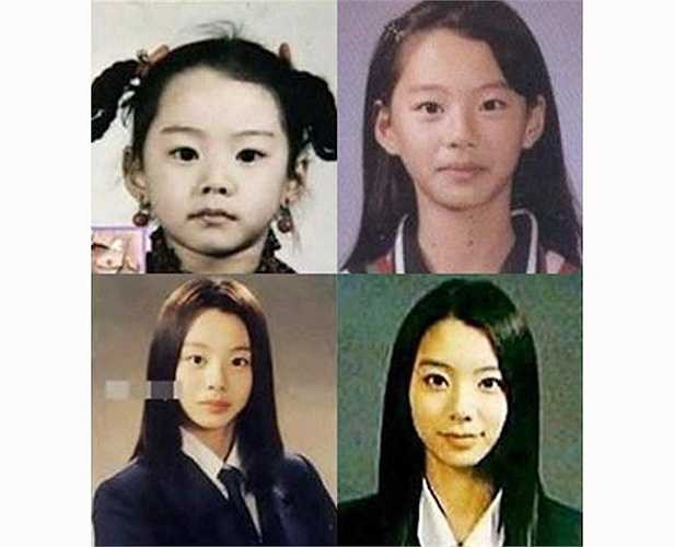 Loạt ảnh thời thơ ấu của cô được cư dân mạng đưa ra soi kỹ. 