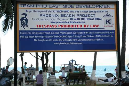 Lạ lùng tập đoàn nước ngoài cắm biến 'cấm xâm phạm' trên bãi biển Nha Trang