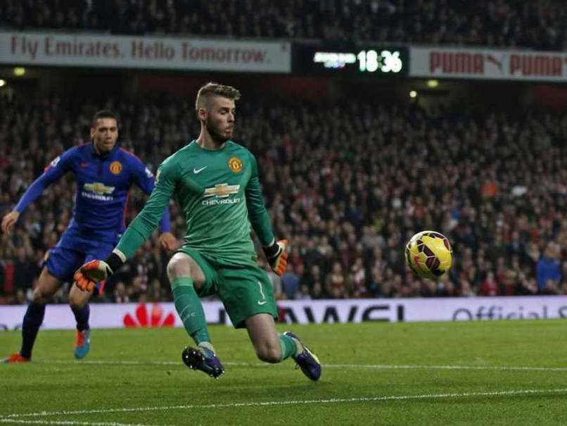 Hình ảnh 'ra bộ' cản phá bóng quen thuộc của De Gea